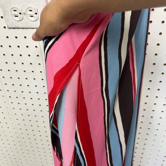 Lulu’s Andi Pink and Light Blue Multi Stripe Sleeveless Maxi Dress - Picture 8 of 9